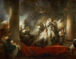 Fragonard, Jean Honoré - The High Priest Coresus Sacrificing Himself to Save Callirhoe