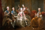 Charpentier, Jean-Baptiste - The Cup of Chocolate (The Penthièvre family)