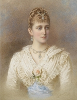 Alexandrovsky, Stepan Fyodorovich - Portrait of Grand Duchess Elizaveta Fyodorovna (1864–1918)