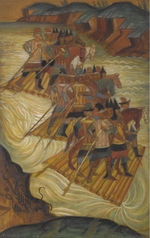 Stelletsky, Dmitri Semyonovich - Crossing the river