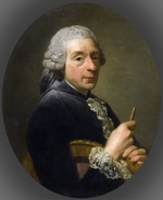 Roslin, Alexander - Portrait of François Boucher (1703-1770)