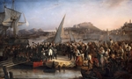 Beaume, Joseph - Napoleon leaving the island of Elba on February 26, 1815