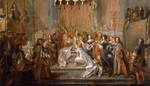 Christophe, Joseph - Baptism of the Dauphin Louis, son of Louis XIV, celebrated in the  Saint-Germain-en-Laye, March 24, 1668