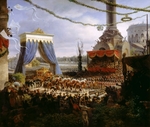 Lejeune, Louis-François, Baron - Entry of Charles X into Paris, after his consecration, 6 June 1825