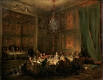 Ollivier, Michel Barthélemy - Supper of Prince de Conti at the Temple, 1766