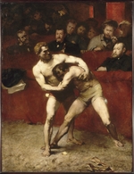 Falguière, Alexandre - Wrestlers