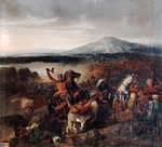 Lafaye, Prosper - Roger I of Sicily at the Battle of Cerami in 1061