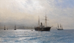 Lagorio, Lev Felixovich - Russian Ship at the entrance to the Bosphorus strait, after the Russo-Turkish war of 1877–1878