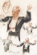 Yakovlev, Alexander Yevgenyevich - Serge Koussevitzky conducting