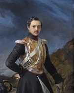 Orlov, Pimen Nikitich - Portrait of Ivan Alexandrovich Balashov (1816-1841)