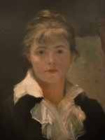 Bashkirtseva (Bashkirtseff), Maria (Marie) Konstantinovna - Self-Portrait (Detail)