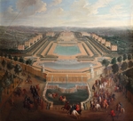 Martin, Pierre-Denis II - General view of the chateau and pavilions at Marly