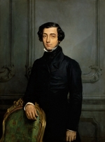 Chassériau, Théodore - Portrait of Alexis de Tocqueville (1805-1859)