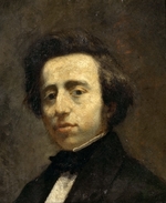 Couture, Thomas - Portrait of Frédéric Chopin (1810-1849)