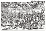 Schoen, Erhard - Fragment of a broadside on the Turkish invasion of Hungary