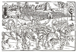 Schoen, Erhard - Fragment of a broadside on the Turkish invasion of Hungary