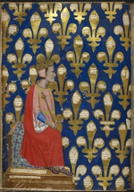 Pacino di Buonaguida - Robert of Anjou (From Regia Carmina by Convenevole da Prato)