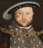 Holbein, Hans, (Circle of) - Portrait of King Henry VIII of England