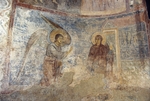 Ancient Russian frescos - The Annunciation