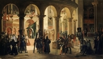 Granet, François Marius - Godefroy de Bouillon deposits in the church of the Holy Sepulchre the Trophies of Ascalon