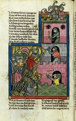 Master of the Chronicle of the World (Weltchronik) - Taking a Castle in Jerusalem (From the Chronicle of the World (Weltchronik) by Rudolf von Ems)