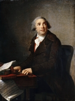 Vigée Le Brun, Louise Élisabeth - Portrait of Giovanni Paisiello (1740-1816) at the Harpsichord