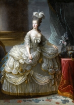 Vigée Le Brun, Louise Élisabeth - Portrait of Queen Marie Antoinette of France (1755-1793)