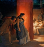 Guérin, Pierre Narcisse, Baron - Clytemnestra hesitates before killing the sleeping Agamemnon