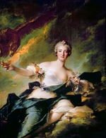 Nattier, Jean-Marc - Portrait of Anne-Josèphe Bonnier de La Mosson, duchesse de Chaulnes as Hebe