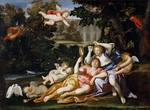 Domenichino - Rinaldo presents Armida with a mirror