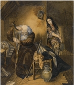 Briullov, Karl Pavlovich - Illustration to the novel Wilhelm Meister's Apprenticeship by Johann Wolfgang von Goethe