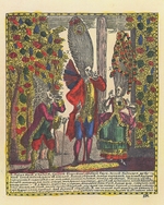 Anonymous - Cartoon satirising the Wigs (Lubok)