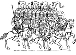 Anonymous - Druzhina of Prince Boris (From the Tale of Saints Boris and Gleb)