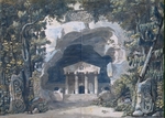 Desprez, Louis-Jean - Stage design for the Opera Frigga by Olof Åhlström