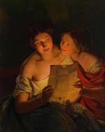 Waldmüller, Ferdinand Georg - Love letter