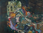 Schiele, Egon - Crescent of Houses III