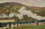 Regoyos y Valdés, Darío de - The Passing of the Train