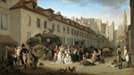 Boilly, Louis-LÃ©opold - Arrival of the Stagecoach in the Courtyard of the Messageries