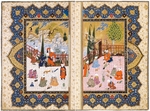 Iranian master - A Gathering of Learned Men on a Terrace