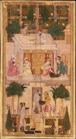 Indian Art - Making Books in a Garden