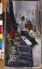 Korovin, Konstantin Alexeyevich - In the Painter's Studio