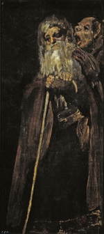 Goya, Francisco, de - Two Old Men (Two Monks)
