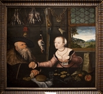 Cranach, Lucas, the Elder - The Ill matched Couple