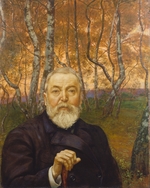 Thoma, Hans - Self-Portrait in a Birch Grove