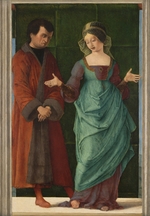 Ercole de' Roberti, (Ercole Ferrarese) - Portia and Brutus