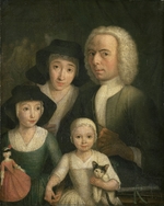 Spilman, Hendrik - Self-portrait with Suzanna van Bommel and Two Daughters