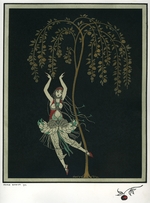 Barbier, George - Tamara Karsavina in the ballet The Firebird by I. Stravinsky