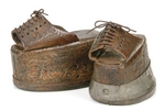 West European Applied Art - The Spanish chopines with a cork platforms