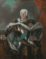 Silvestre, Louis de - Portrait of the King Augustus III of Poland (1696-1763), Elector of Saxony