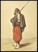 Delacroix, Auguste - Zouave